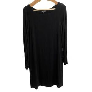 Karen Kane Women's Black Shift Midi Dress with Split Sleeves - XL